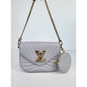 Louis Vuitton Calfskin New Wave Multi Pochette Gray